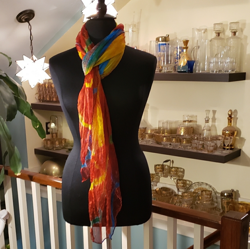 Large Colorful Sheer BohoScarf